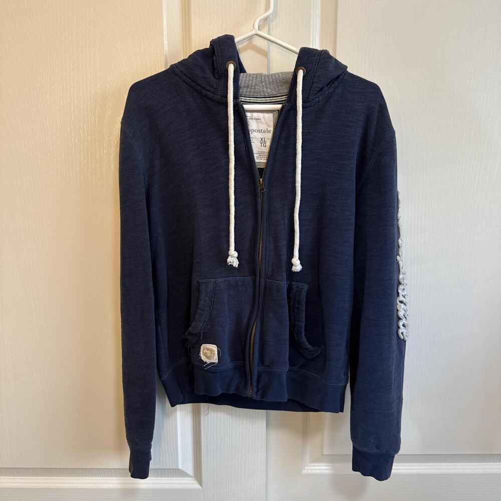 Women's Navy Blue Aeropostale Zip Jacket size XL